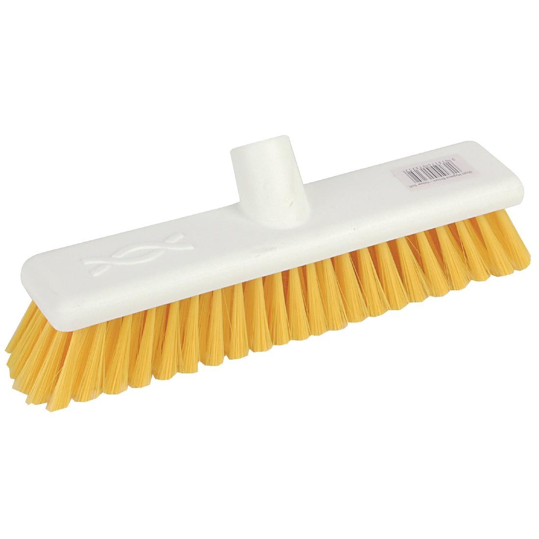 Jantex Hygiene Broom Soft Bristle Yellow 12"