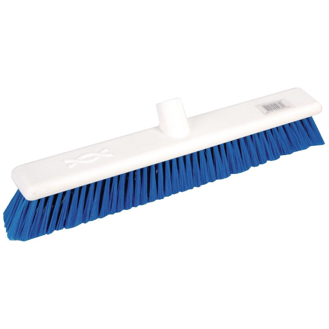 Jantex Hygiene Broom Soft Bristle Blue 18"
