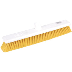 Jantex Hygiene Broom Soft Bristle Yellow 18