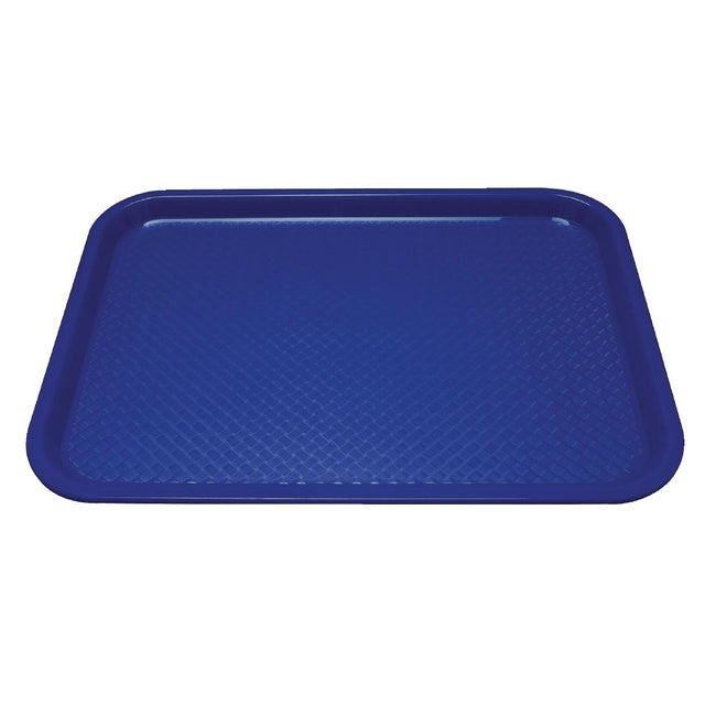 blue food tray