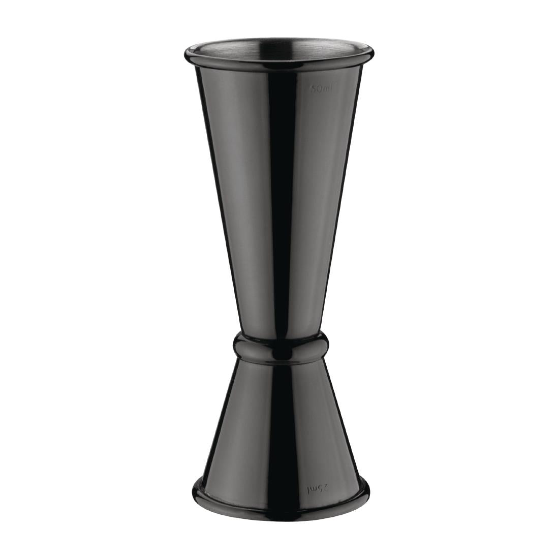 Olympia Banded Jigger Gunmetal 25ml/50ml