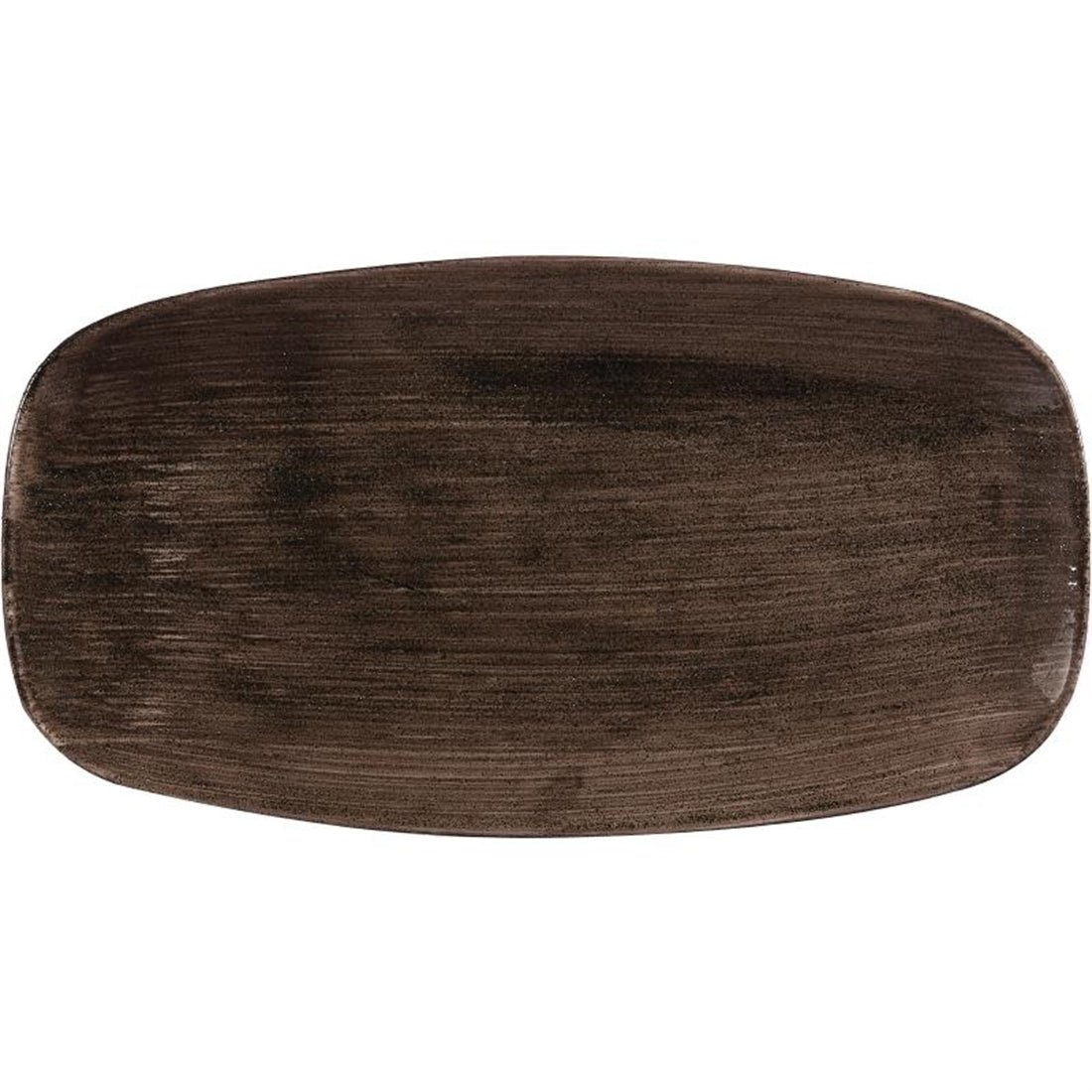 Churchill Stonecast Patina Rectangular Plates 355mm (6 Pack)