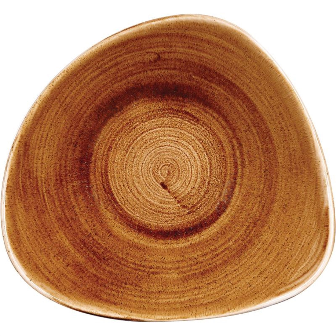 Churchill Stonecast Patina Triangular Bowls Vintage Copper 235mm (12 Pack)