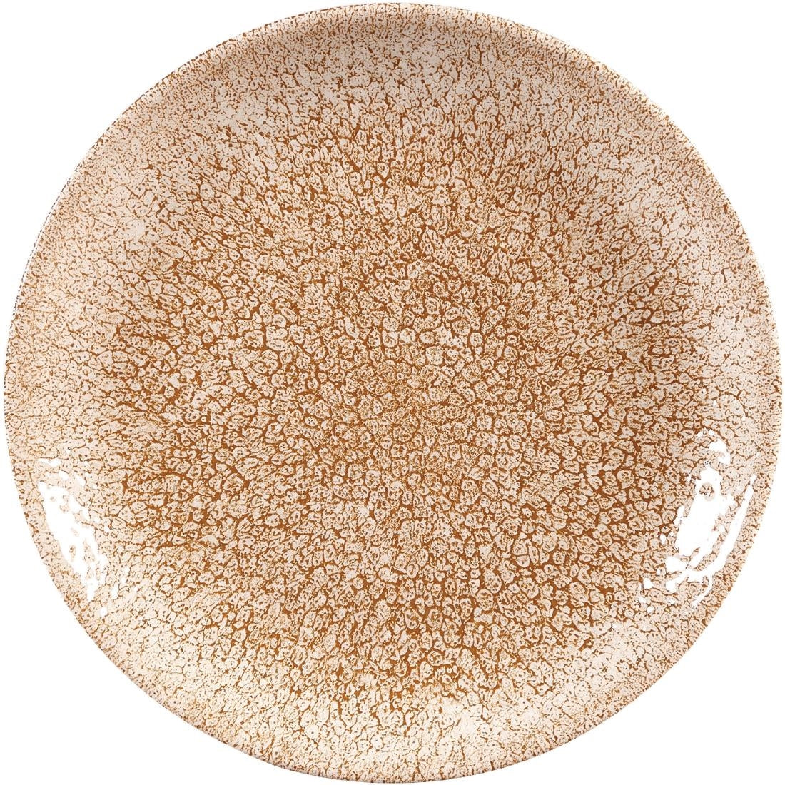 Churchill Studio Prints Raku Coupe Plates Garnet Orange 165mm (12 Pack)