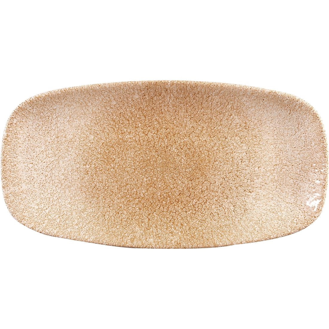 Churchill Studio Prints Raku Rectangular Plates Garnet Orange 298mm (12 Pack)