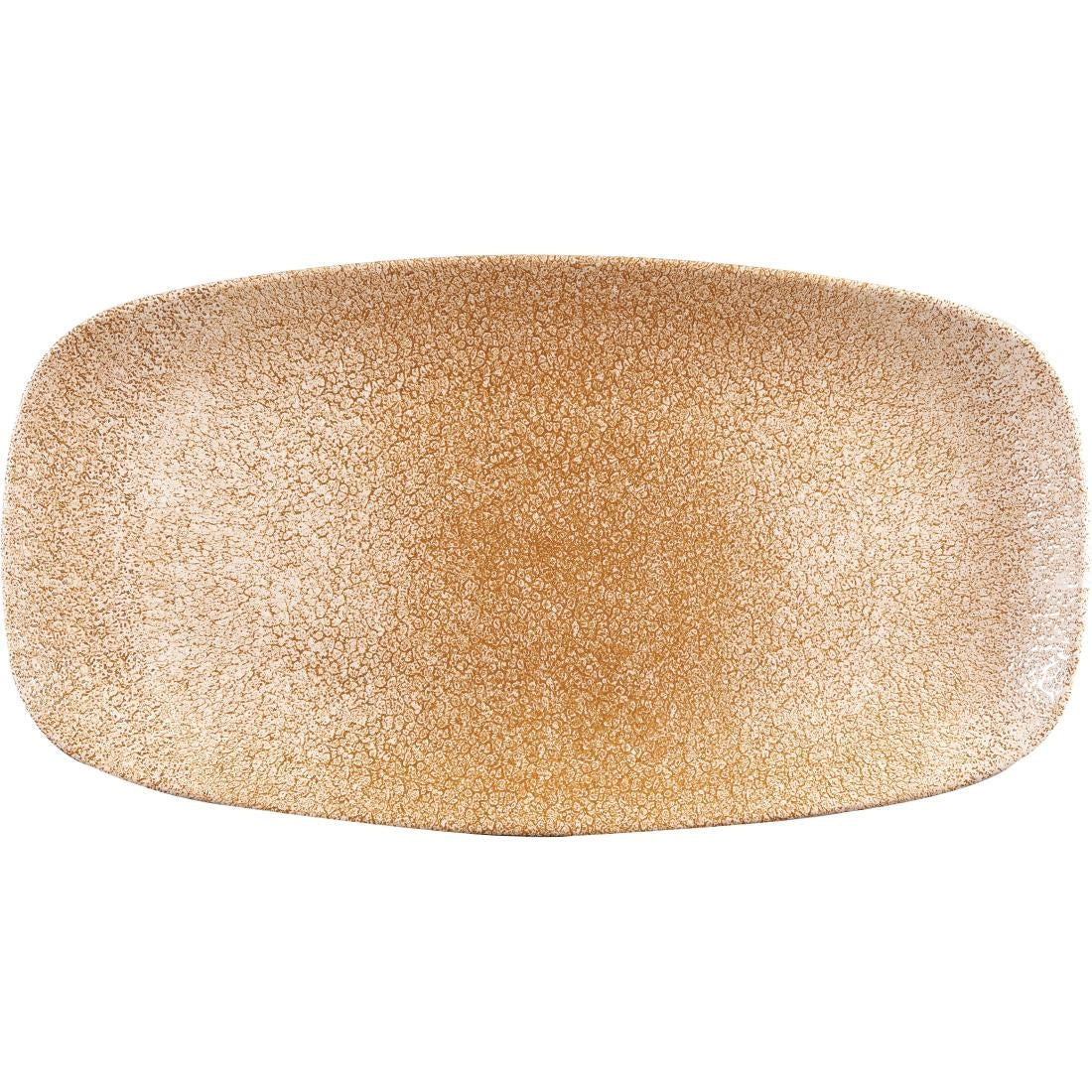 Churchill Studio Prints Raku Rectangular Plates Garnet Orange 355mm (6 Pack)