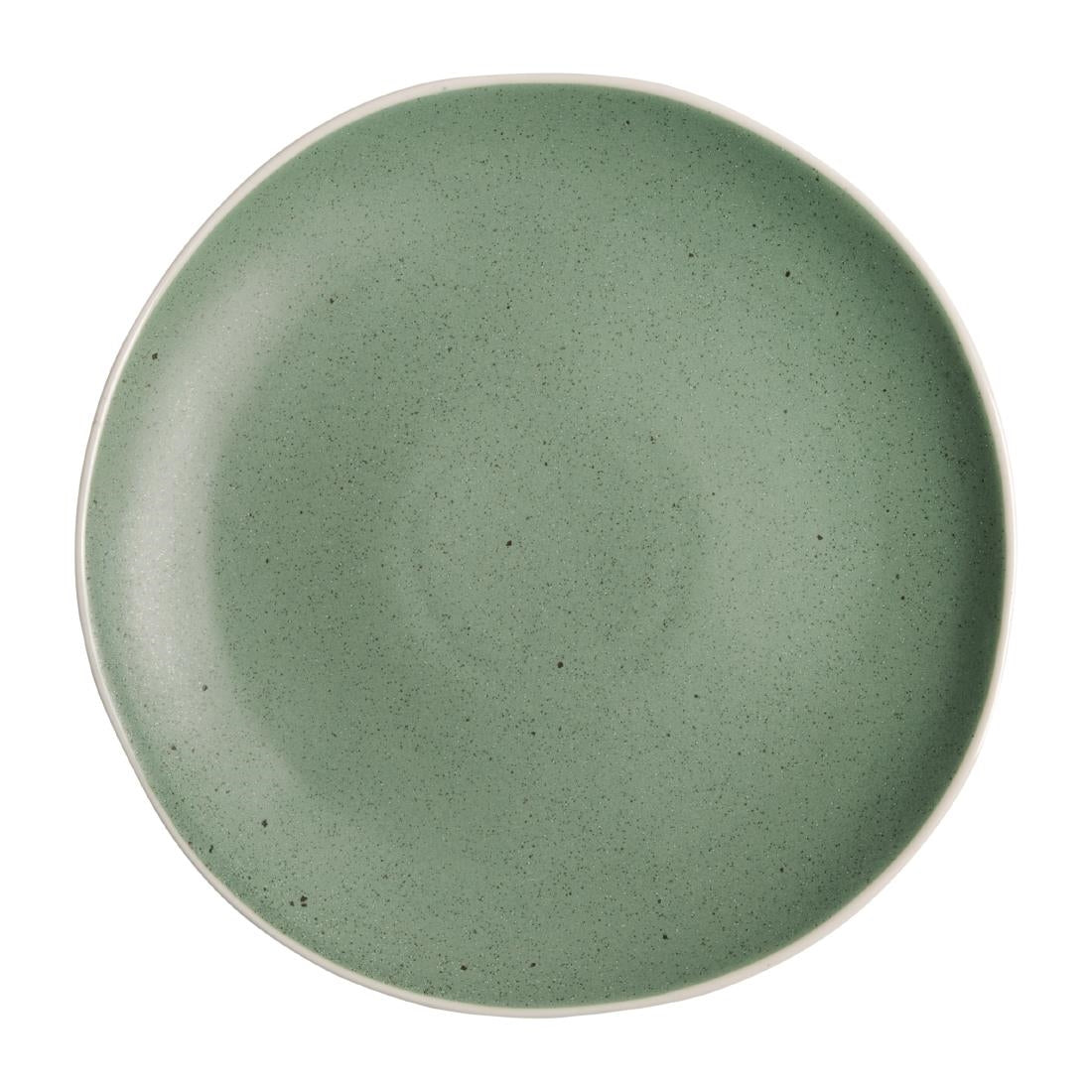 Olympia Chia Plates Green 270mm (6 Pack)