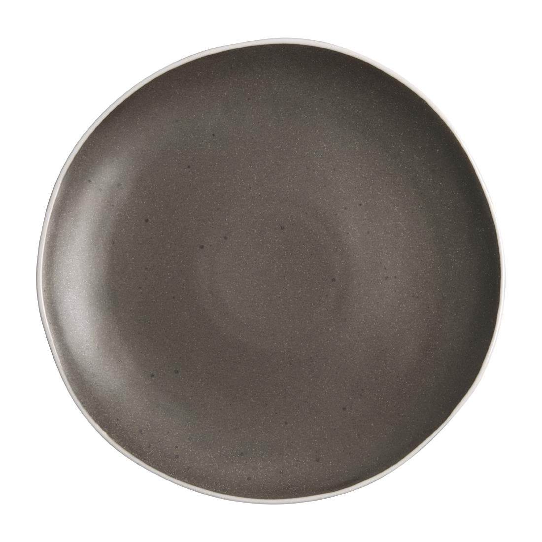 Olympia Chia Plates Charcoal 270mm (6 Pack)