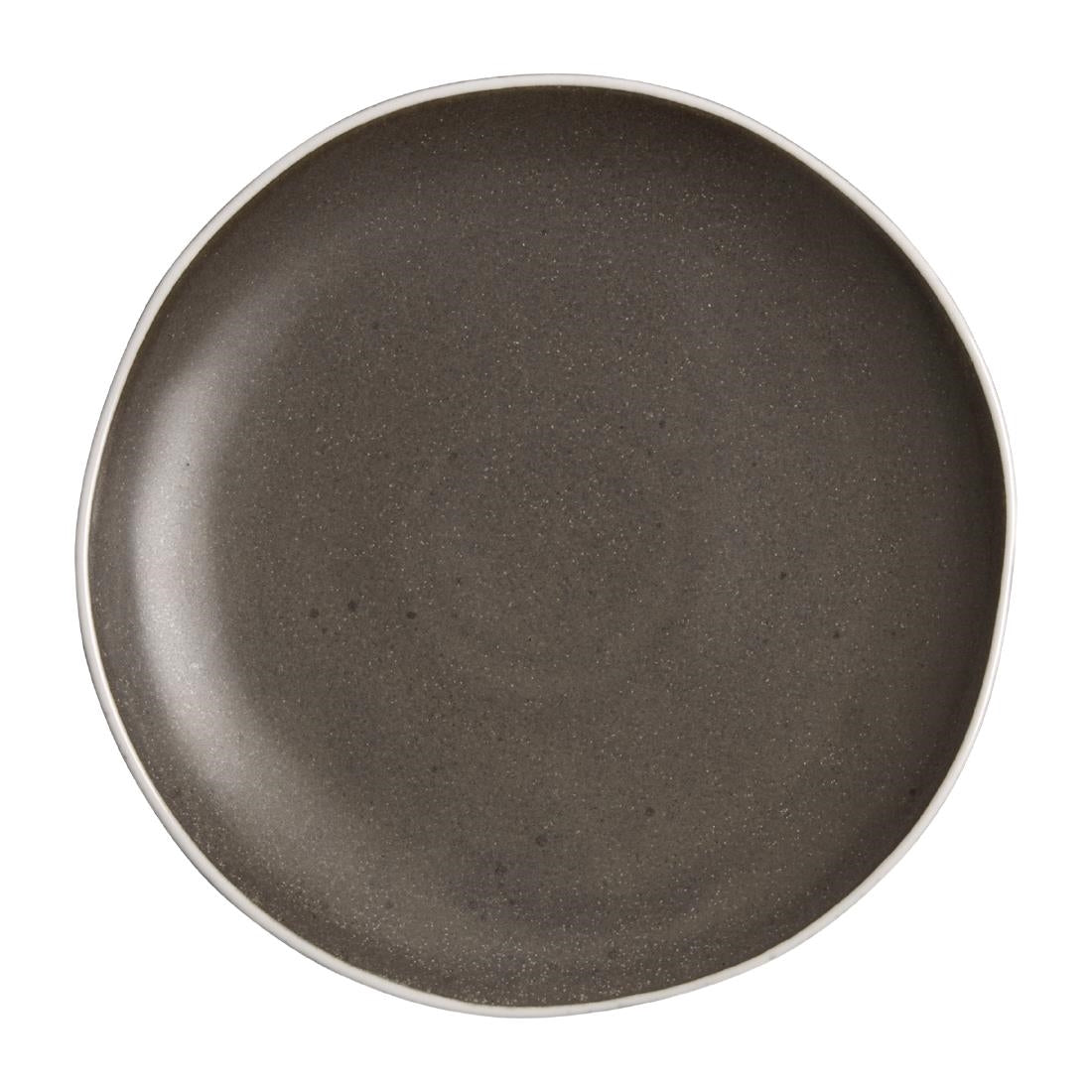Olympia Chia Plates Charcoal 205mm (6 Pack)