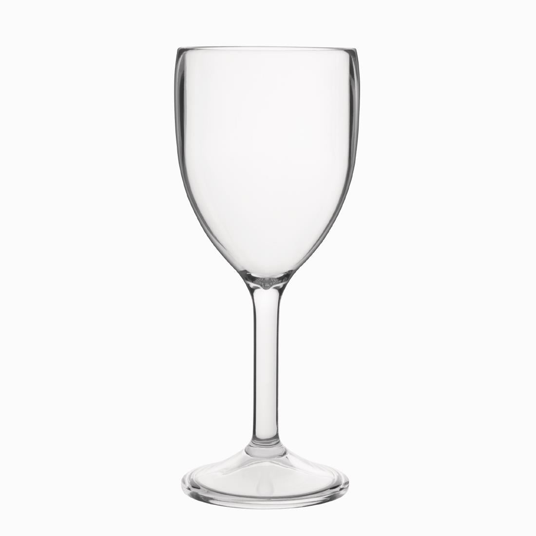 Olympia Kristallon Polycarbonate Wine Glasses 275ml (12 Pack)