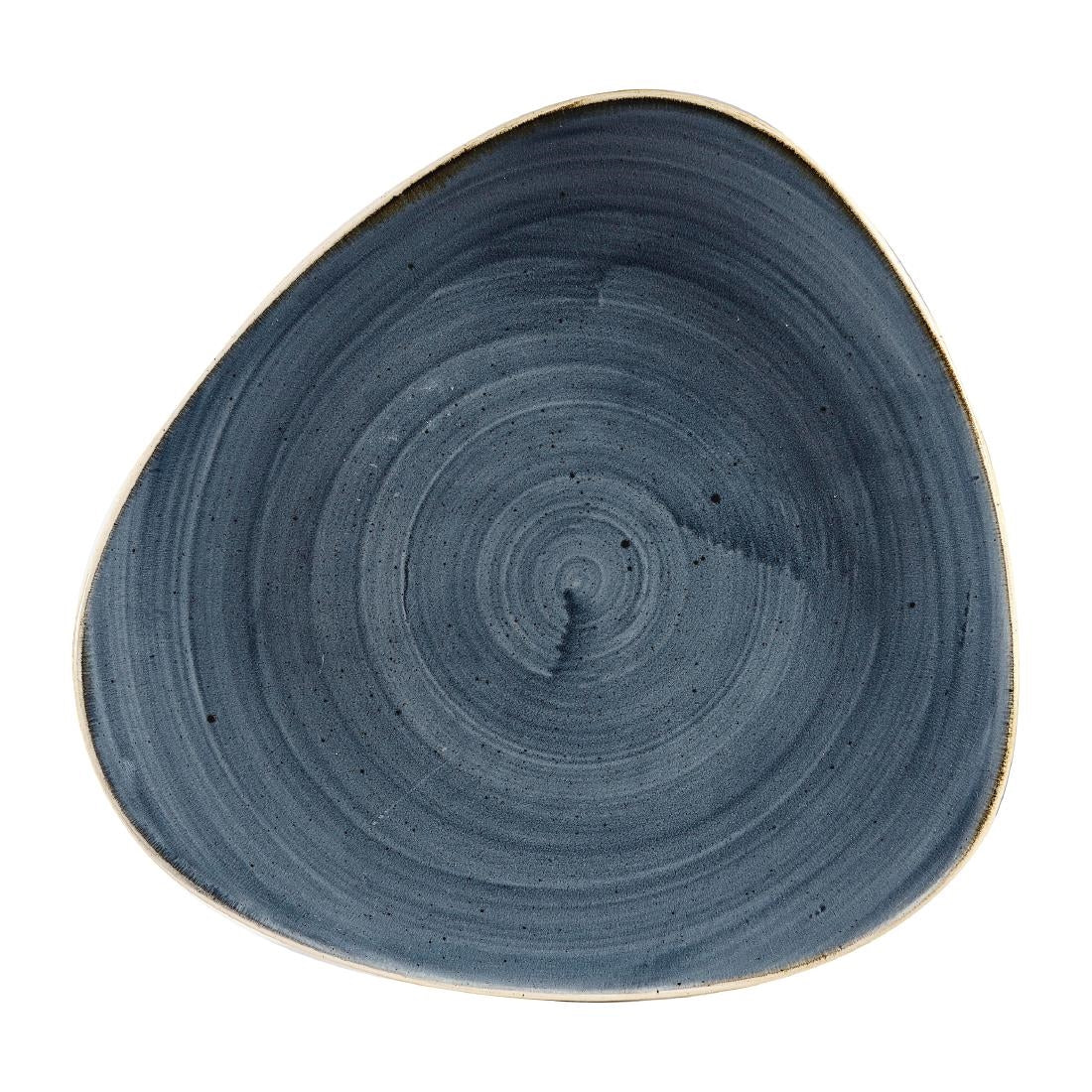 Churchill Stonecast Triangular Plates Blueberry 265mm (12 Pack)