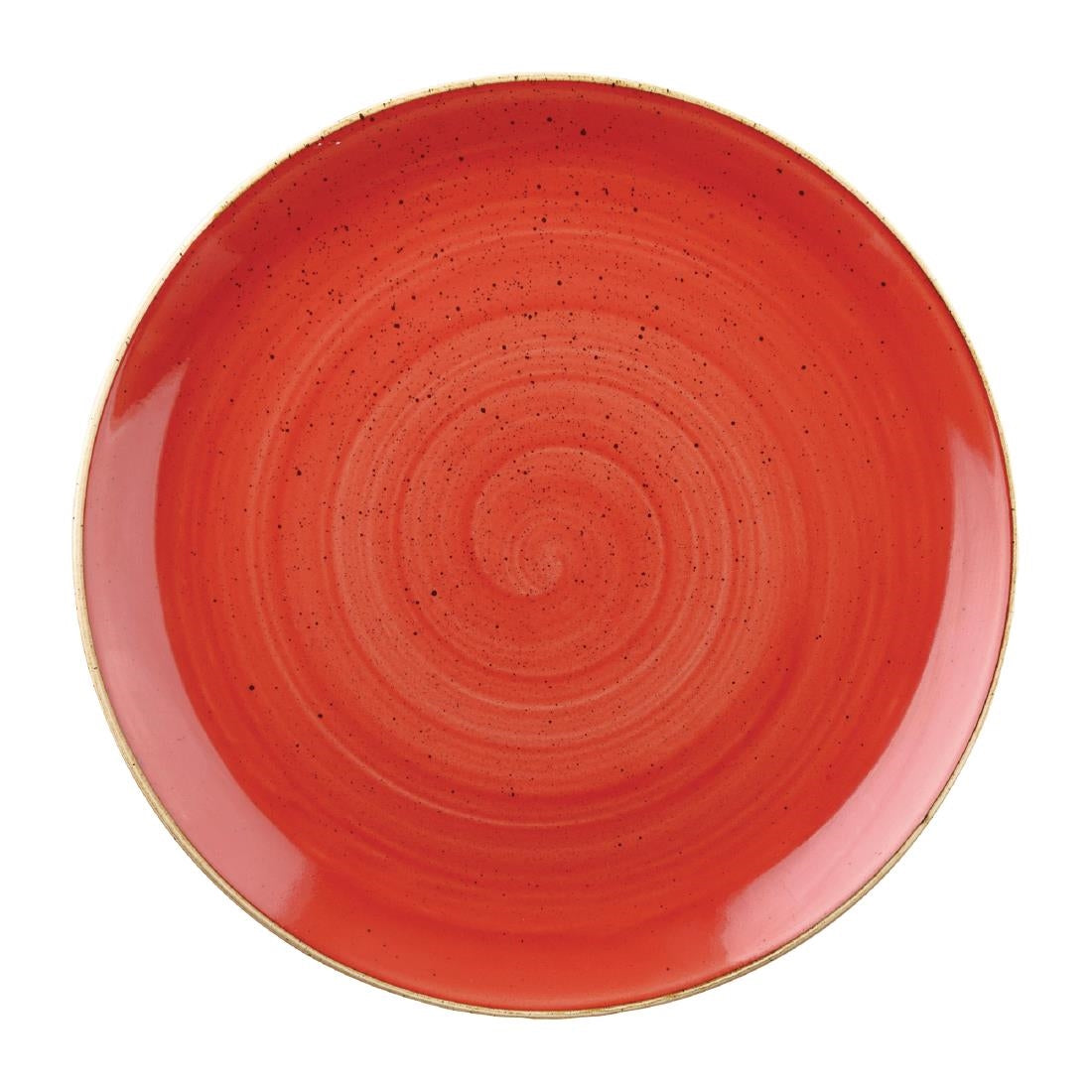 Churchill Stonecast Coupe Bowls Berry Red 182mm (12 Pack)