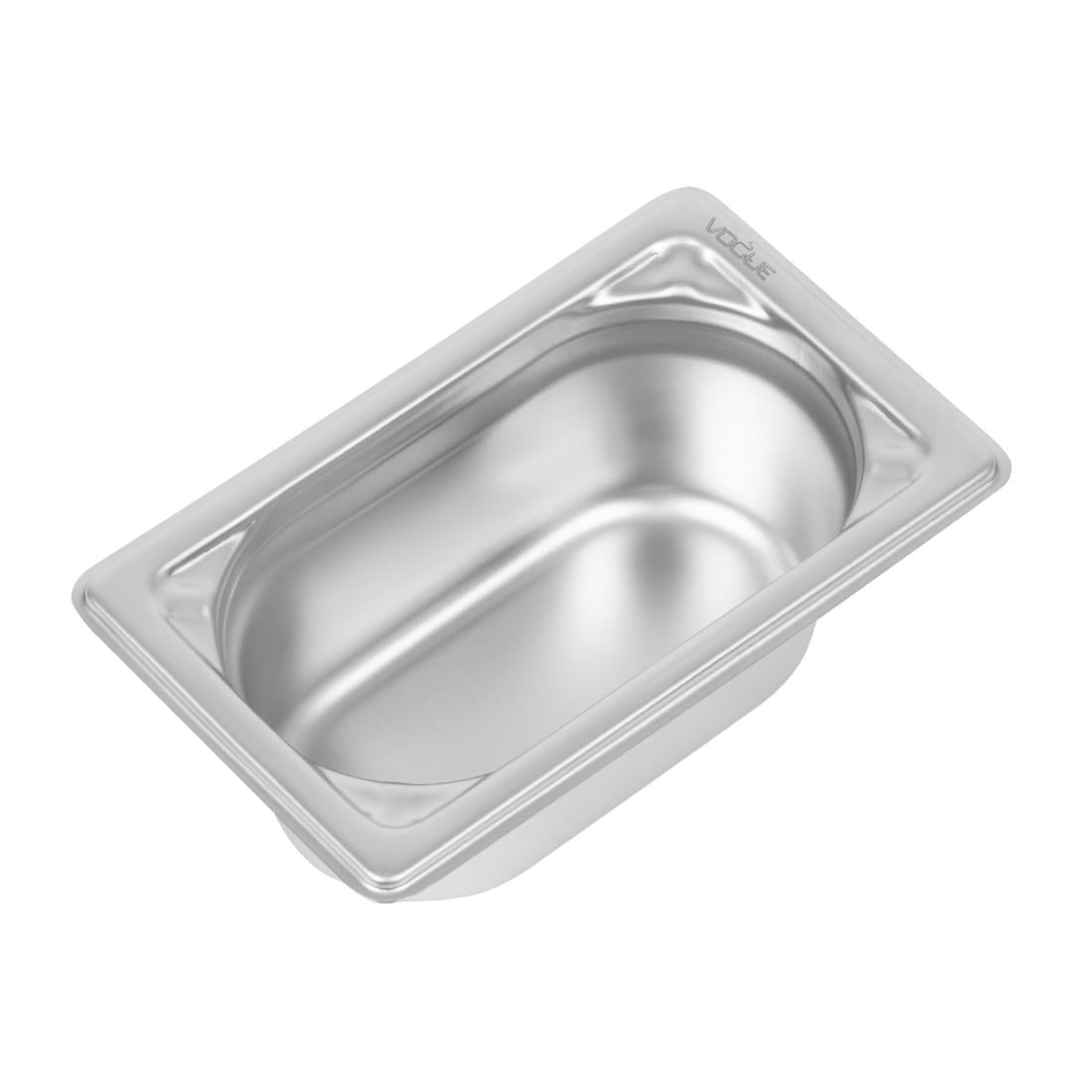 Vogue Heavy Duty Stainless Steel 1/9 Gastronorm Tray 65mm