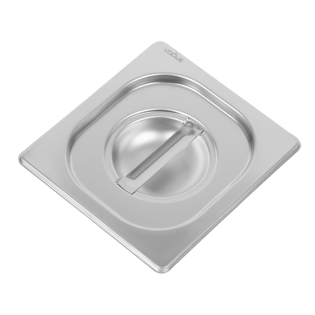 Vogue Heavy Duty Stainless Steel 1/6 Gastronorm Tray Lid