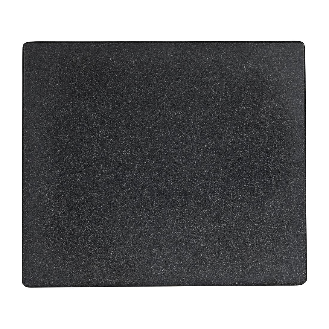 Churchill Alchemy Buffet Rectangular Melamine Tiles Black 258mm (6 Pack)