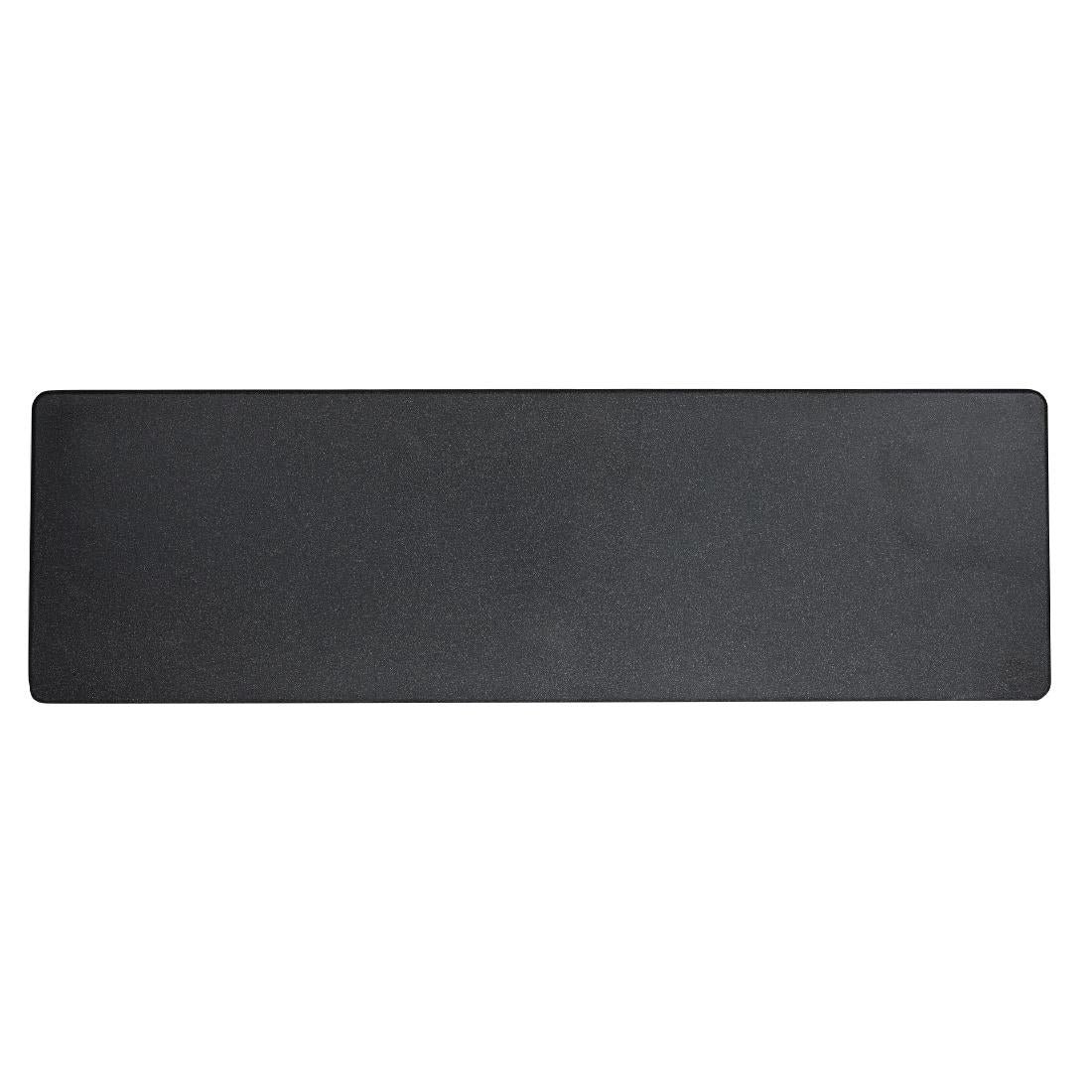 Churchill Alchemy Buffet Melamine Trays Black Granite GN 2/4 (4 Pack)