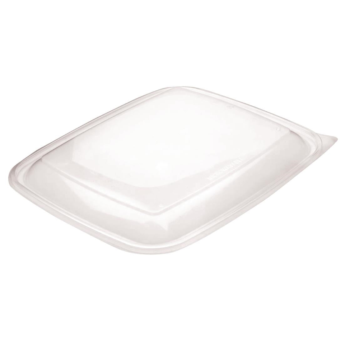 Fastpac Large Rectangular Food Container Lids 1.35Ltr (150 Pack)