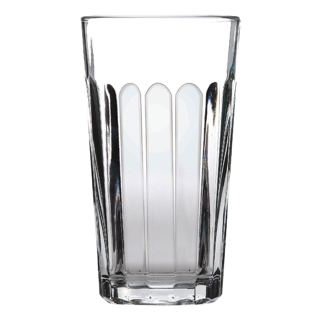 Onis Panelled Hi Ball Glasses 350ml (Lined 350ml) (12 Pack)