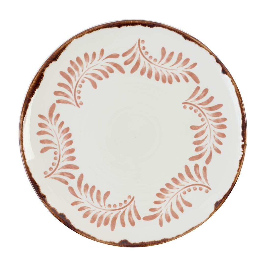 Dudson Harvest Mediterranean Terracotta Organic Coupe Plates 295mm (12 Pack)