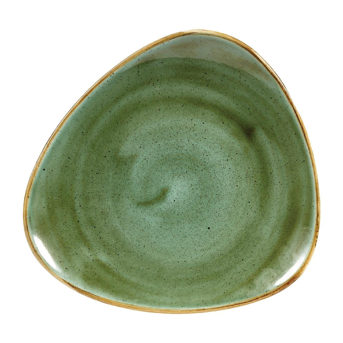 Churchill Stonecast Triangular Plates Samphire Green 192mm (12 Pack)