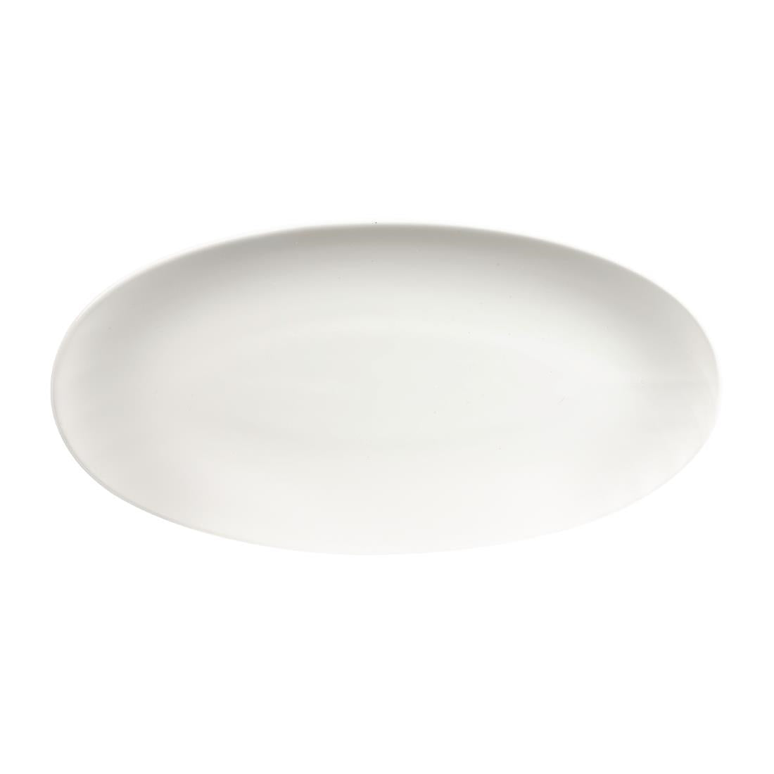 Churchill Chefs Plates Oval Plates White 347mm (6 Pack)
