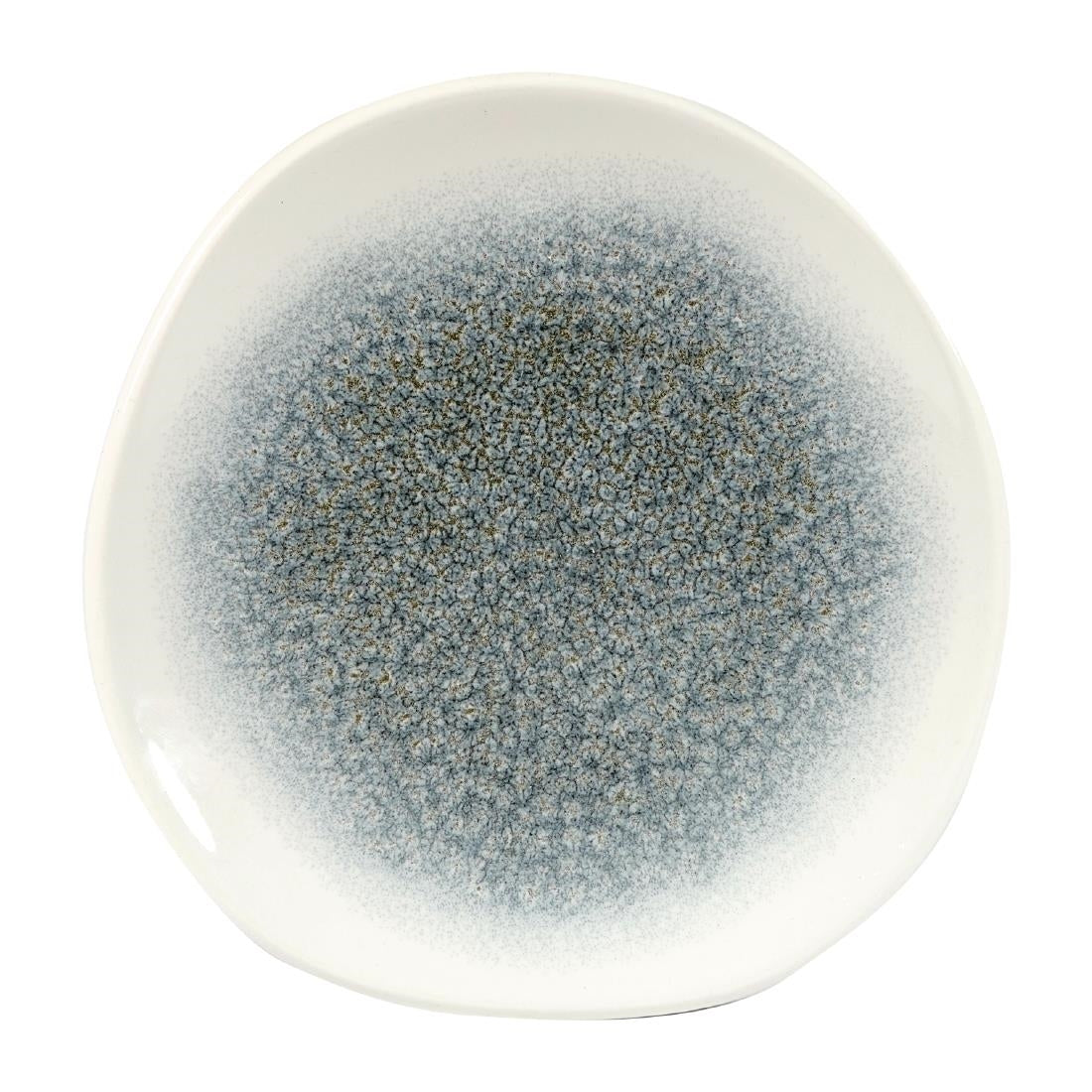 Churchill Studio Prints Raku Round Trace Plates Topaz Blue 186mm (12 Pack)