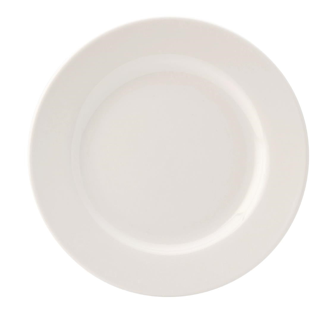 Utopia Pure White Wide Rim Plates 203mm (24 Pack)