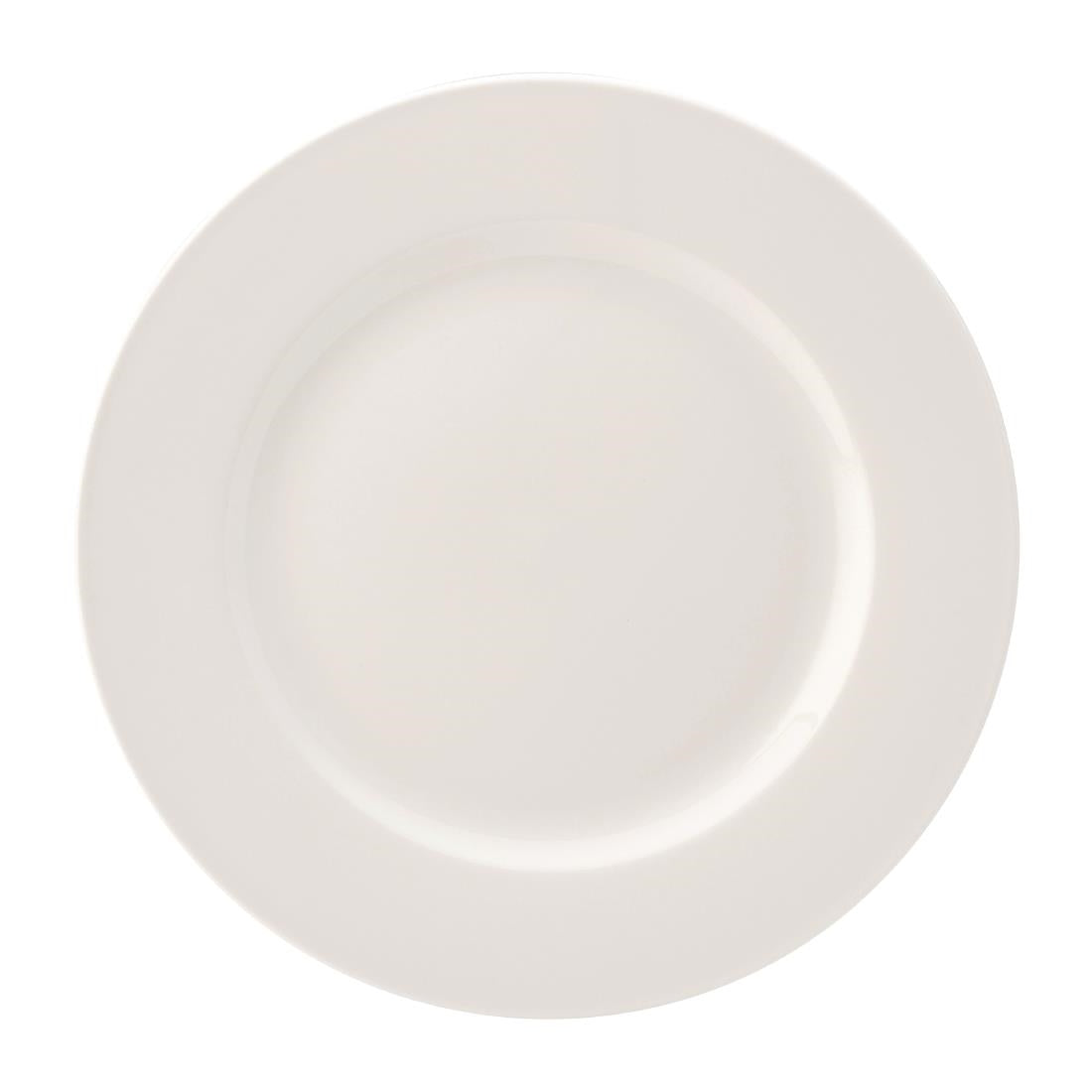 Utopia Pure White Wide Rim Plates 290mm (18 Pack)