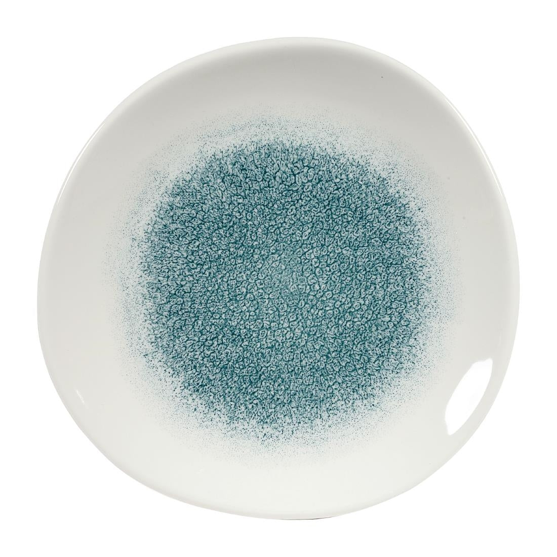 Churchill Raku Round Trace Plates Jade Green 210mm (12 Pack)