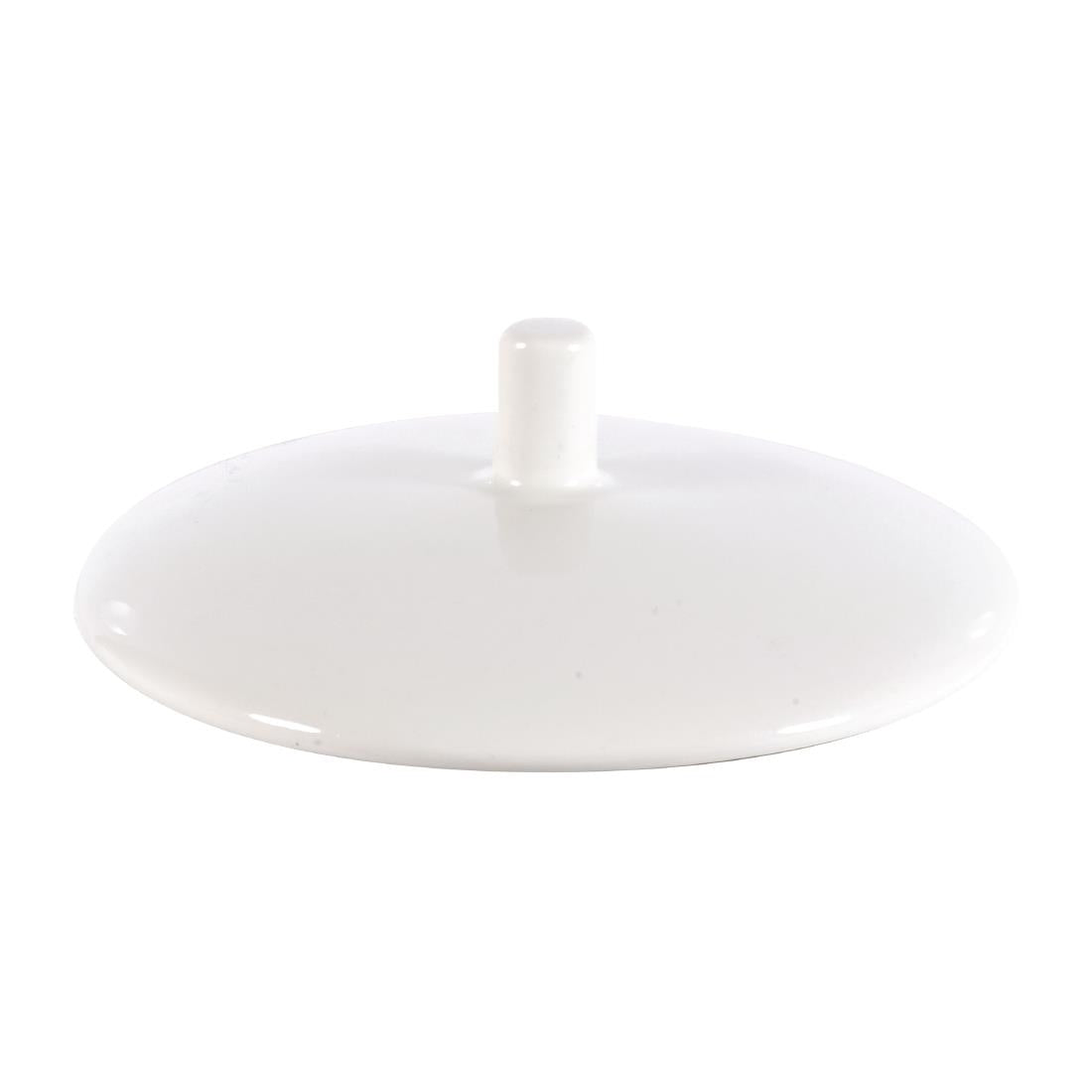 Churchill Isla Beverage Pot Replacement Lid White (6 Pack)