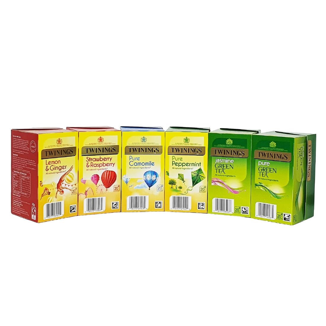 Twinings Infusions & Green Tea Variety Pack Enveloped Tea Bags (120 Pack)