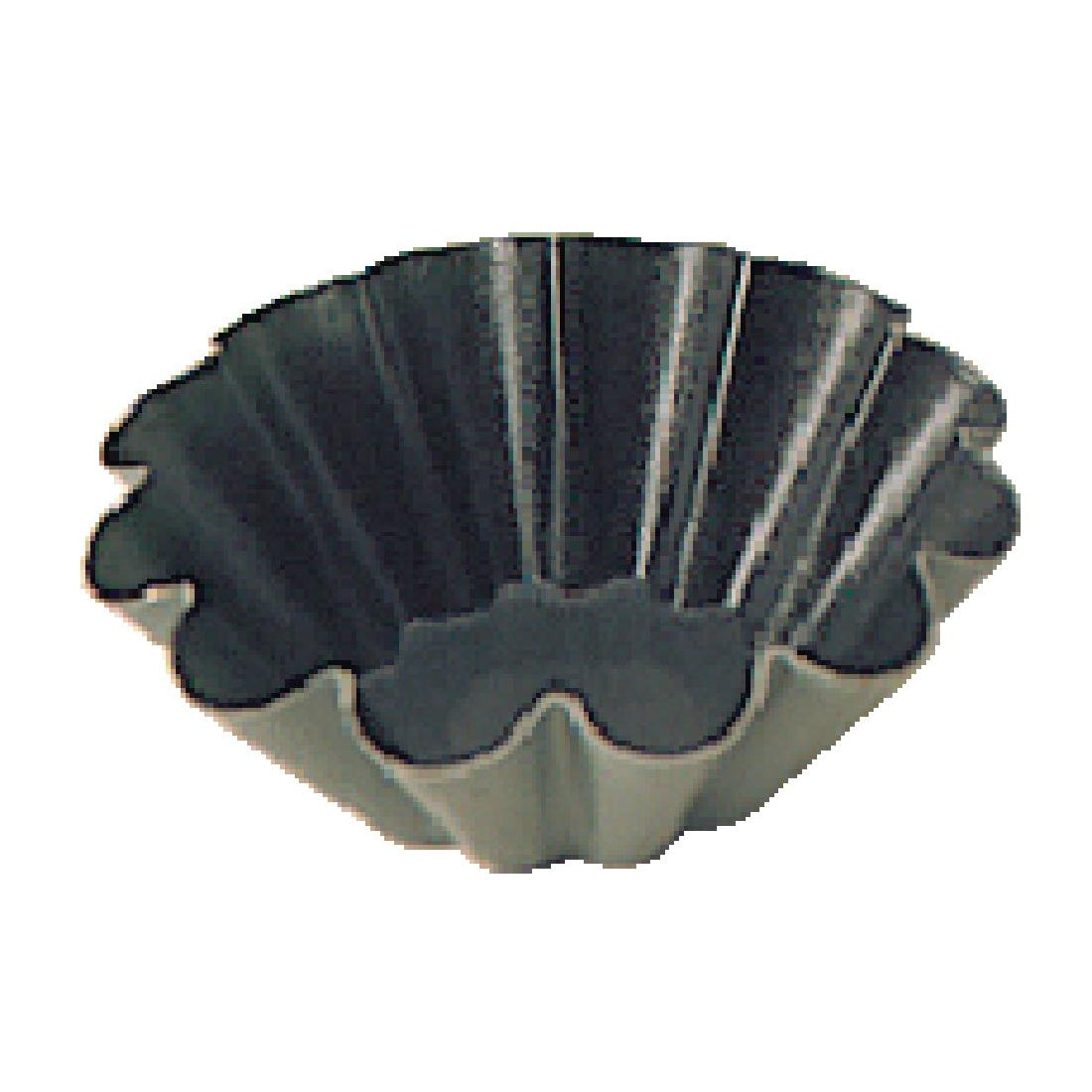 Matfer Bourgeat Non-Stick Mini Brioche Tin 75mm (12 Pack)