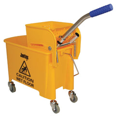 Jantex Kentucky Mop Bucket and Wringer 15Ltr Yellow