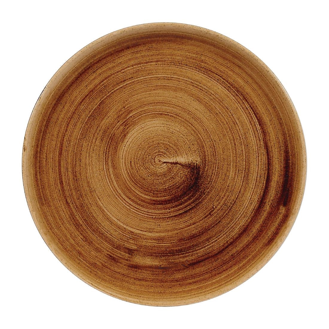 Churchill Stonecast Patina Coupe Plates Vintage Copper 324mm (6 Pack)