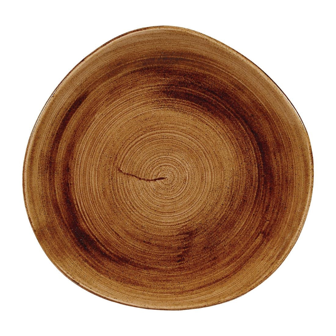 Churchill Stonecast Patina Organic Round Plates Vintage Copper 286mm (12 Pack)