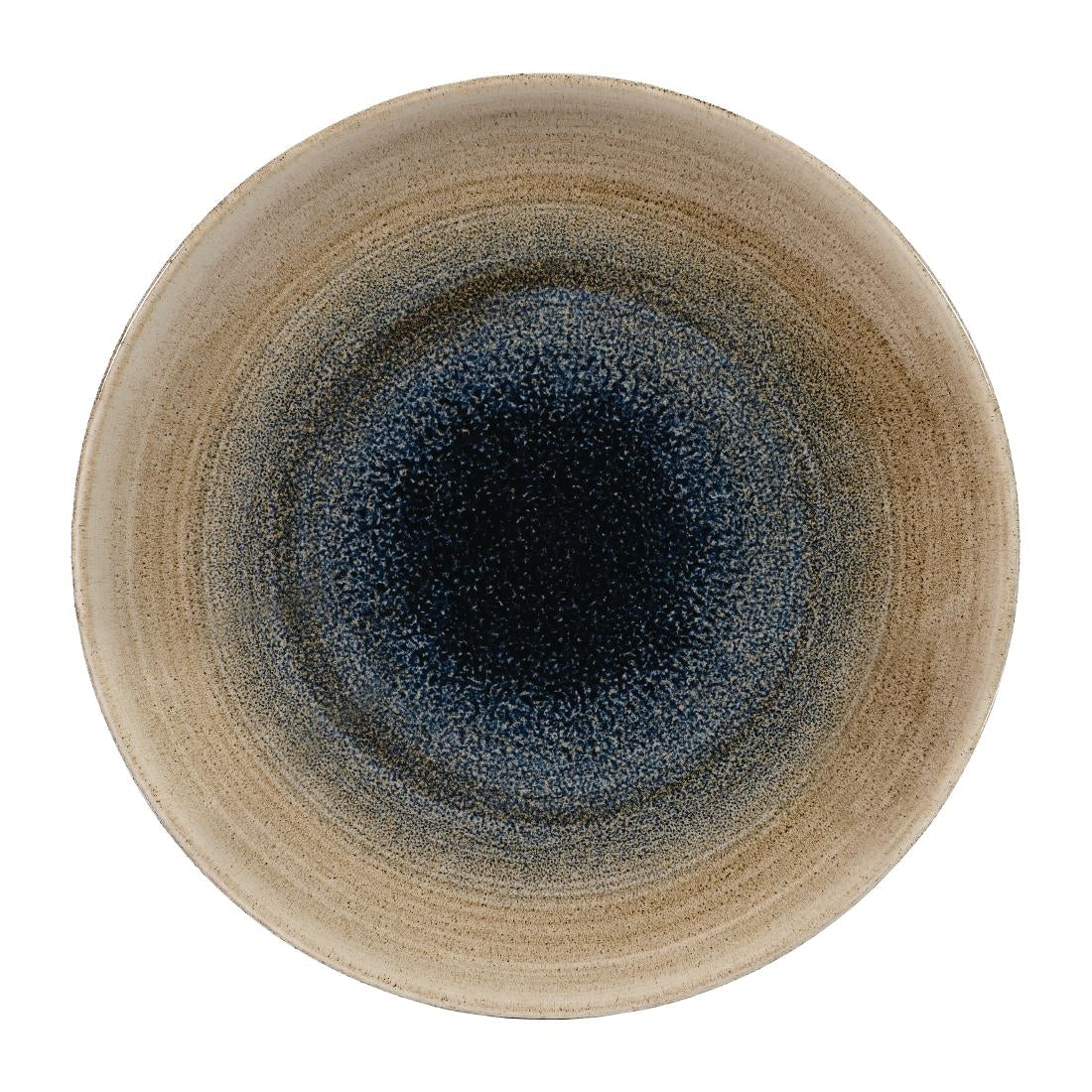 Churchill Stonecast Aqueous Coupe Plates Bayou Taupe 217mm (12 Pack)