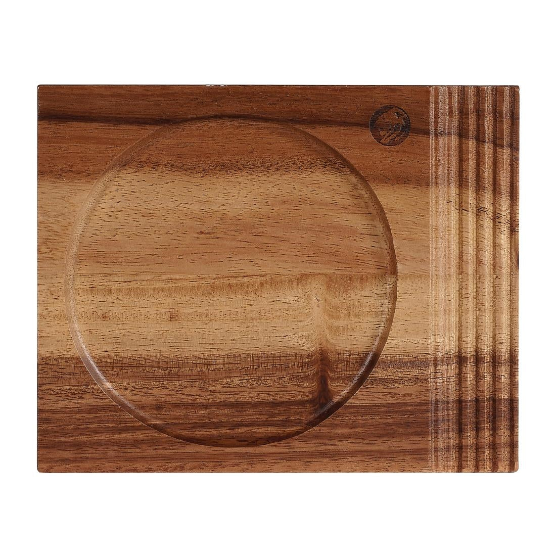 Churchill Alchemy Wood Single Handled Boards 177 x 142mm (4 Pack)