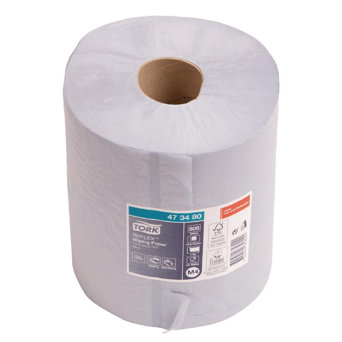 Tork Reflex Centrefeed Wiping Paper 1-Ply 269m (6 Pack)