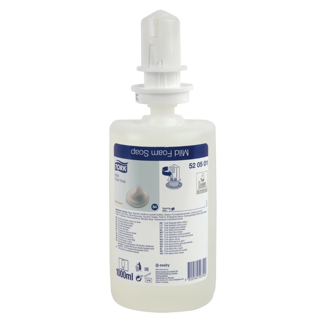 Tork Perfumed Mild Foam Hand Soap 1Ltr (6 Pack)