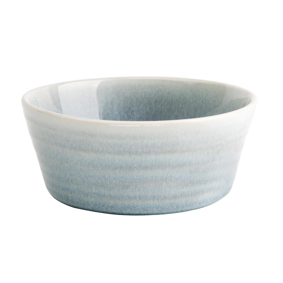 Olympia Cavolo Flat Round Bowls Ice Blue 143mm (6 Pack)