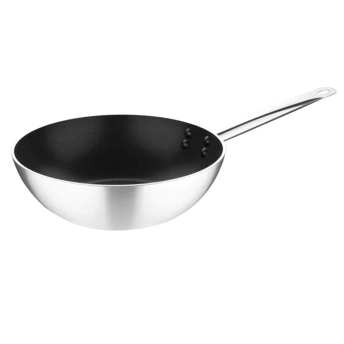 Vogue Non-stick Teflon Aluminium Platinum Plus Wok 30cm