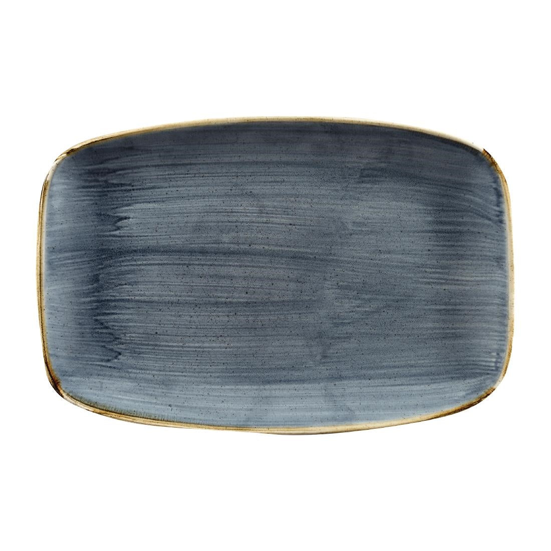 Churchill Stonecast No. 8 Oblong Chefs Plates 300 x 199mm Blueberry (6 Pack)