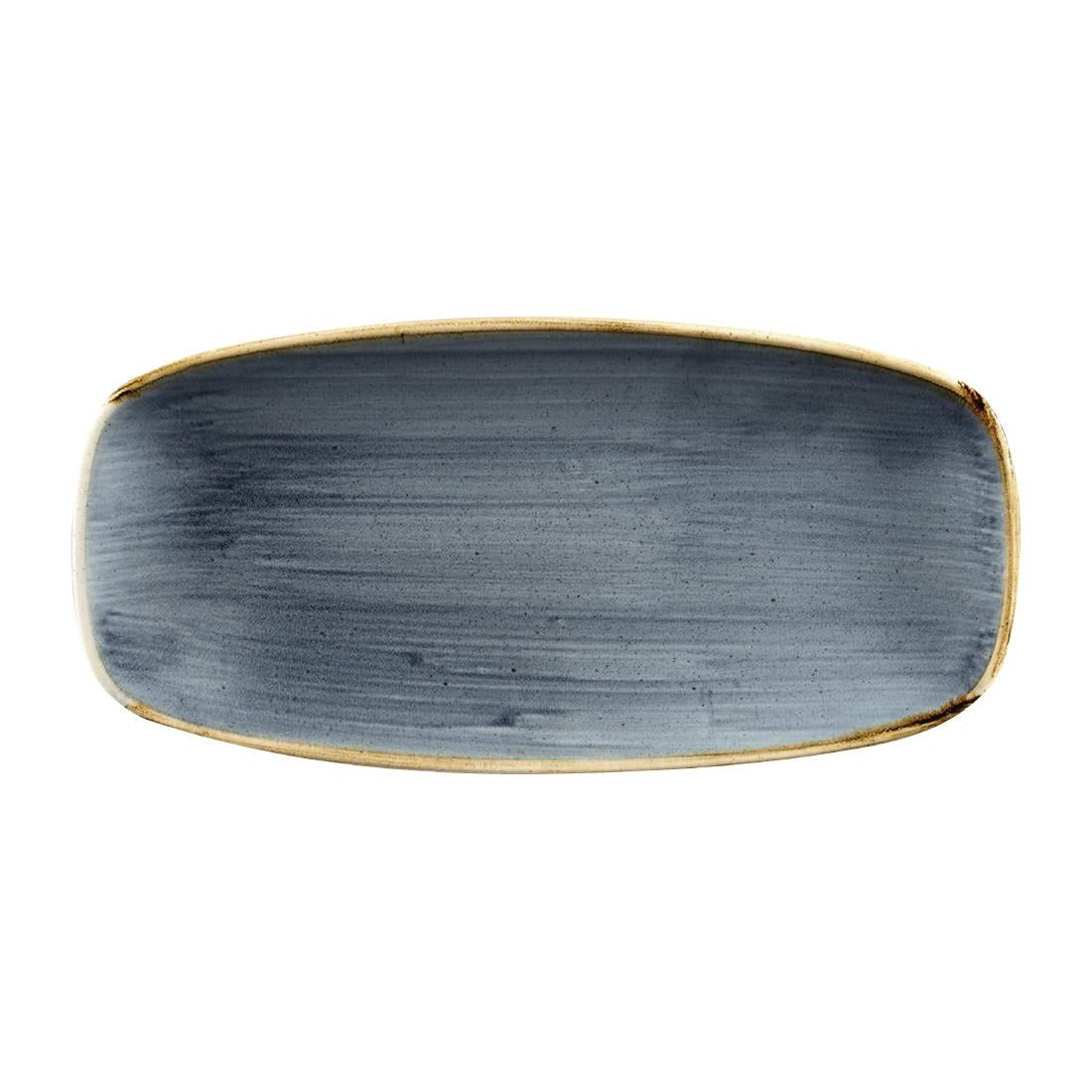 Churchill Stonecast No. 2 Oblong Chefs Plates 269 x 127mm Blueberry (12 Pack)