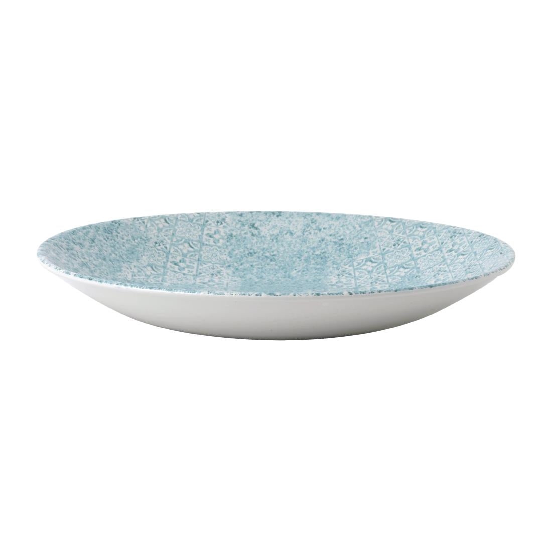 Churchill Med Tiles Deep Coupe Plates Aquamarine 279mm (12 Pack)