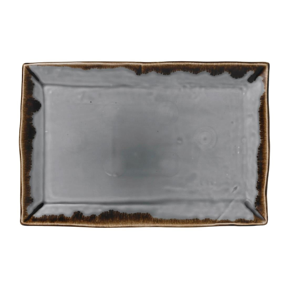Dudson Harvest Rectangular Trays Grey 285x190mm (6 Pack)