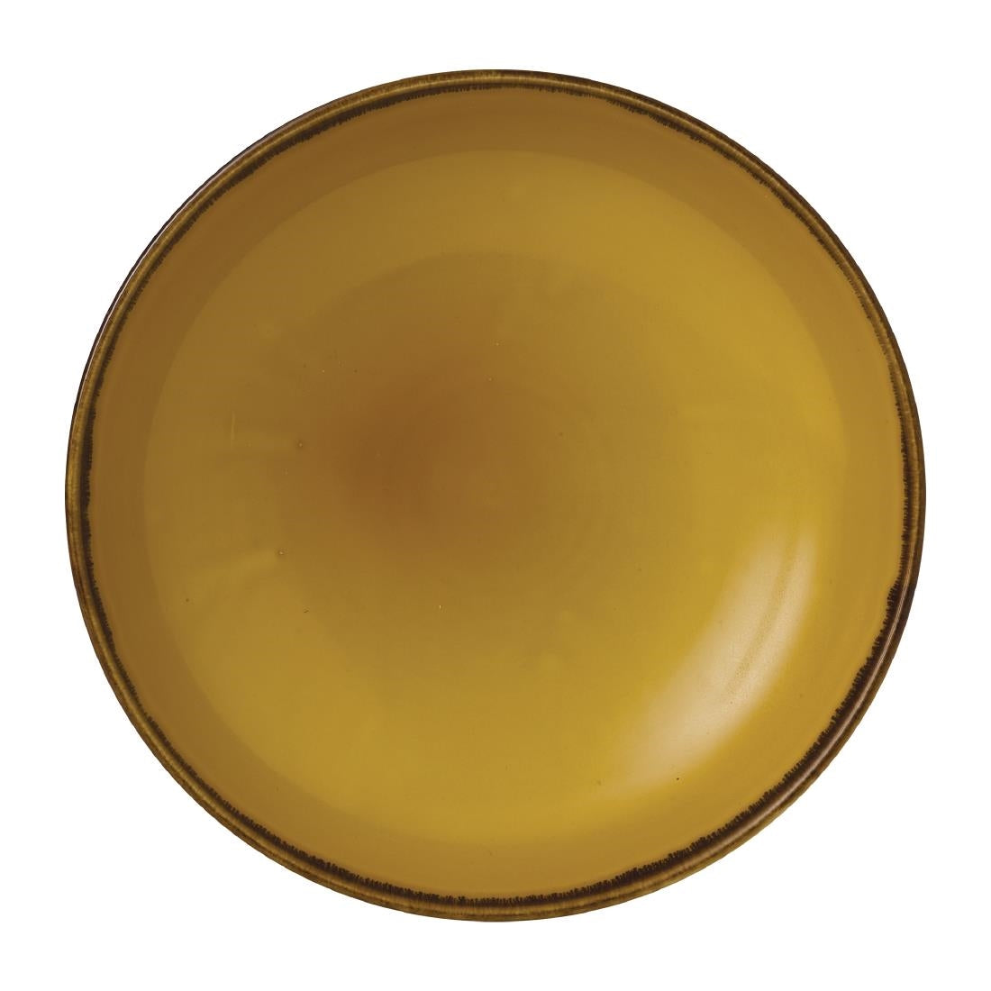 Dudson Harvest Coupe Bowls Mustard 248mm (12 Pack)