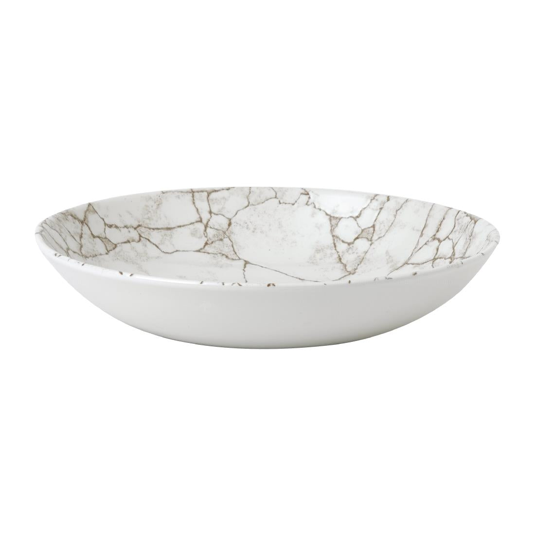 Studio Prints Kintsugi Agate Grey Coupe Bowls 248mm (12 Pack)