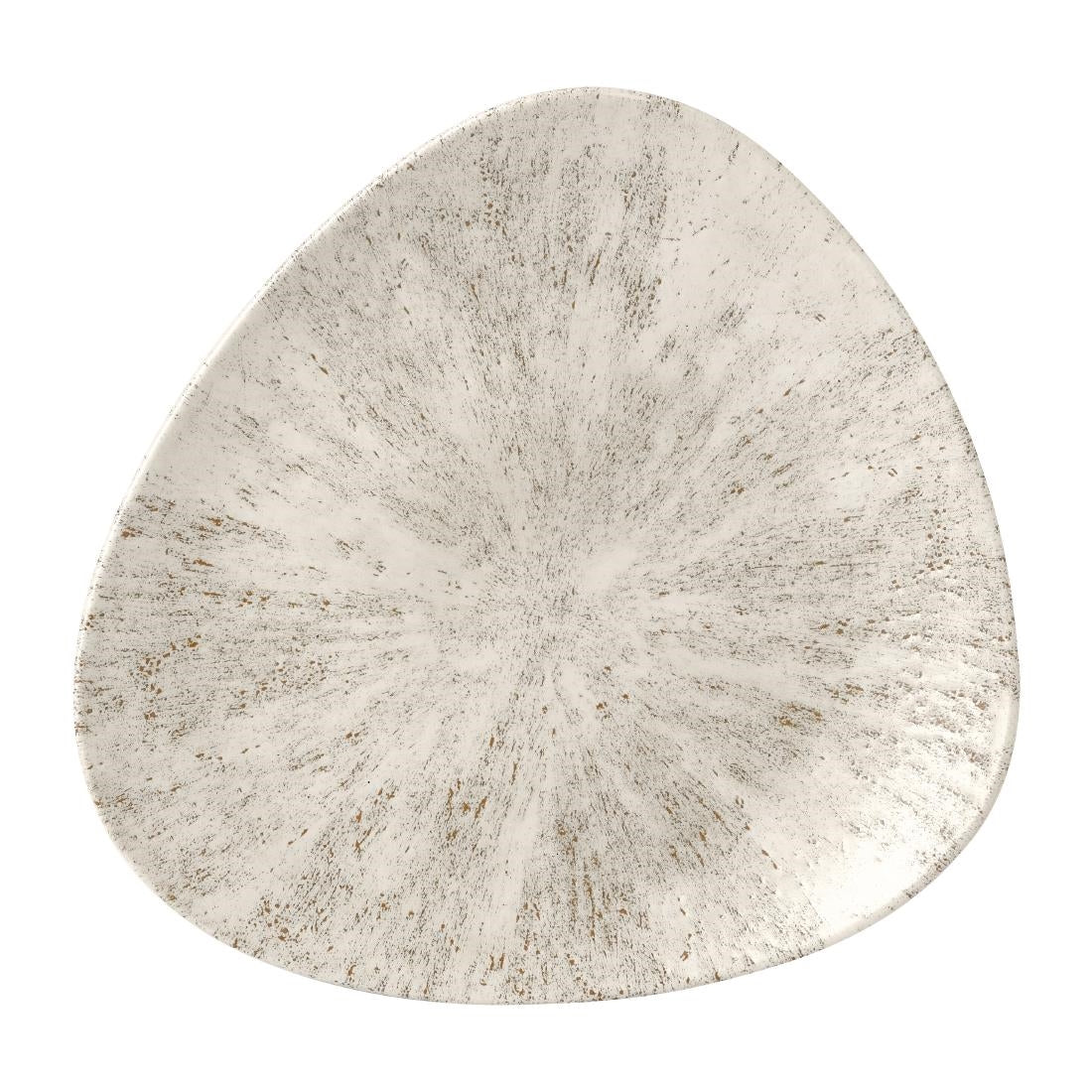 Churchill Stone Agate Grey Lotus Plates 254mm (12 Pack)