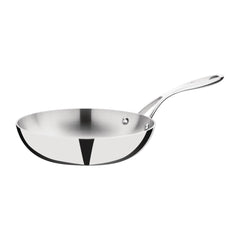 Vogue Stainless Steel and Aluminium Tri-Wall Frying Pan 20cm