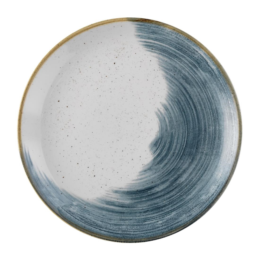 Churchill Stonecast Accents Evolve Coupe Plates Blueberry 286mm (12 Pack)